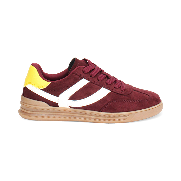 Sneakers donna bordeaux