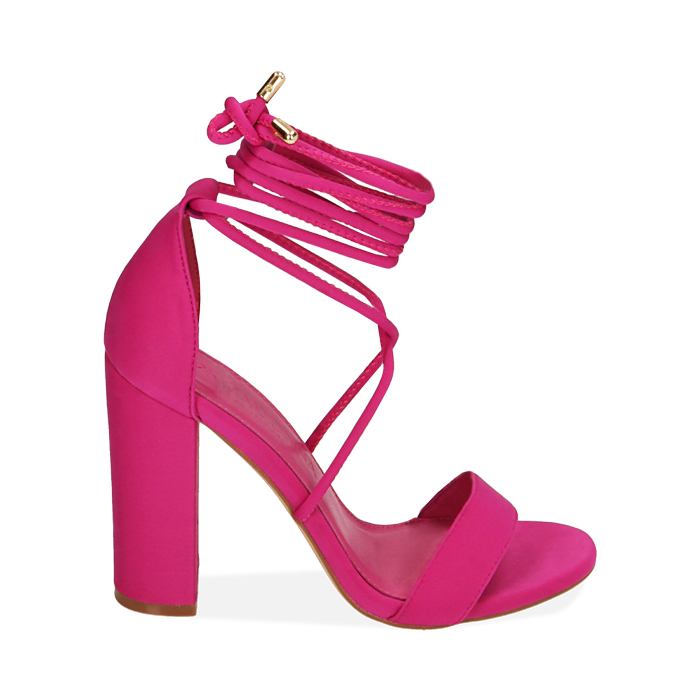 ZAPATOS SANDALIA LYCRA FUCS