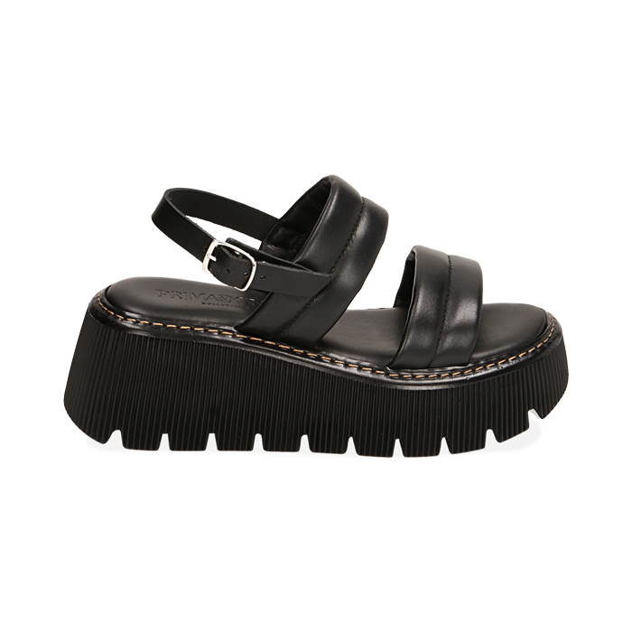 CALZATURA ZEPPA PELLE NERO