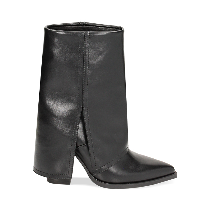 WOMEN SHOES DEMI-BOOT SYNTHETIC NERO