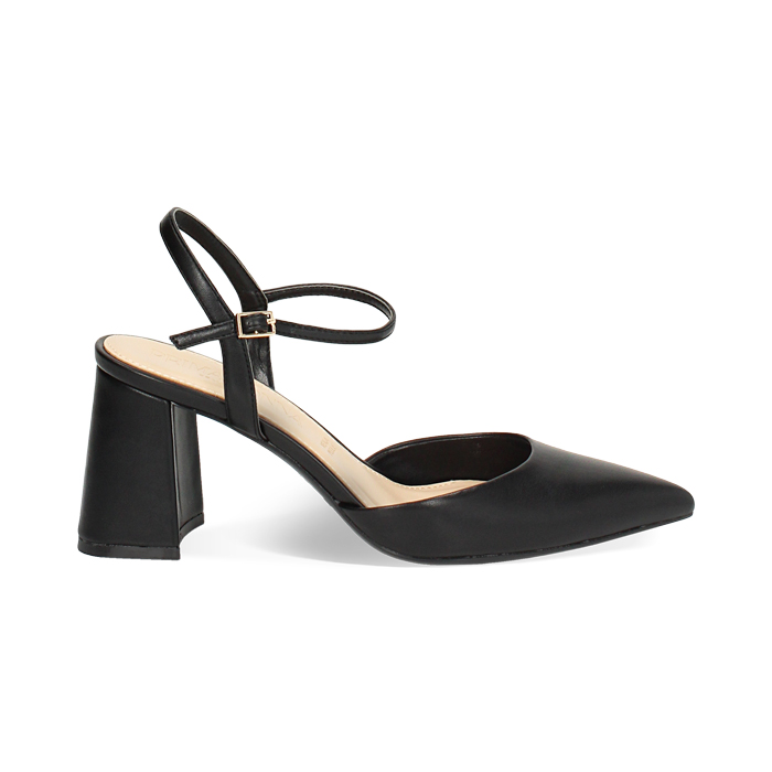 CALZATURA DECO. SLINGBACK SINTETICO NERO