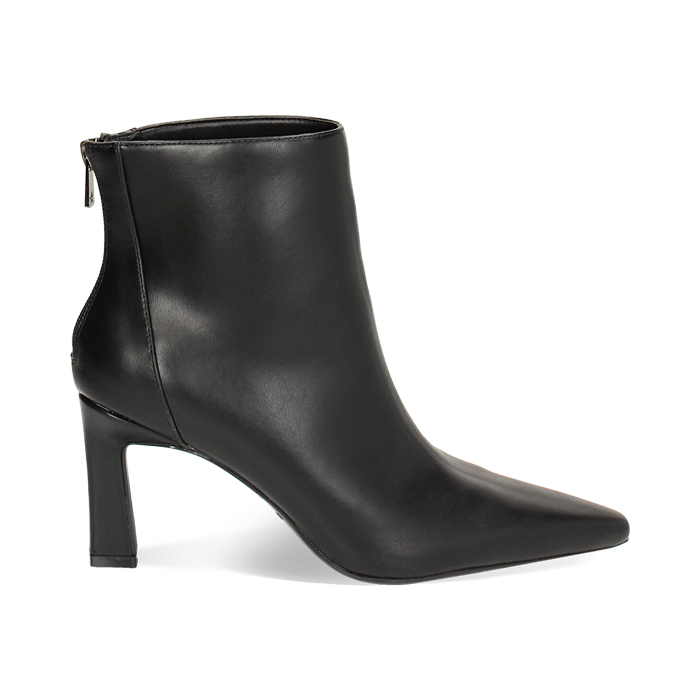 Tronchetto nero, tacco 8,5 cm