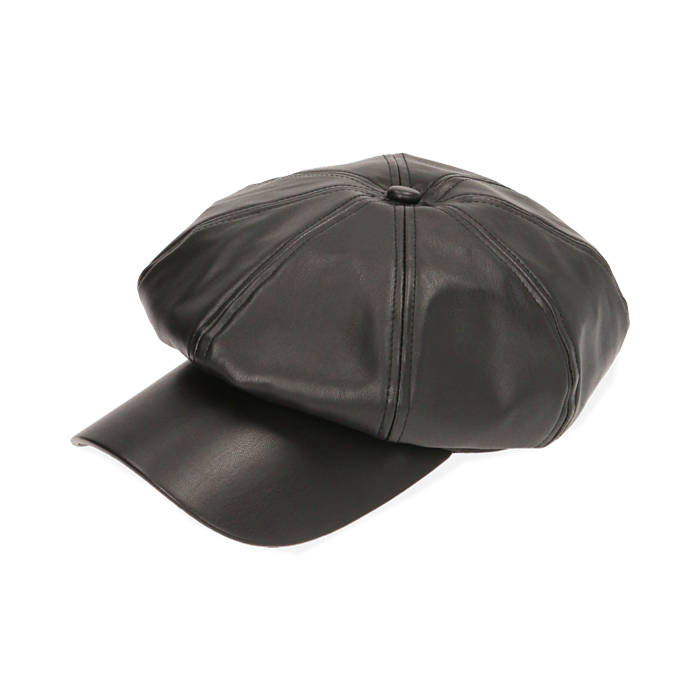 Cappellino a 5 pannelli - Visiera piatta - Jockey / Taglia unica (Blu navy