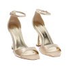 Sandali oro tacco 9,5 cm scintillanti