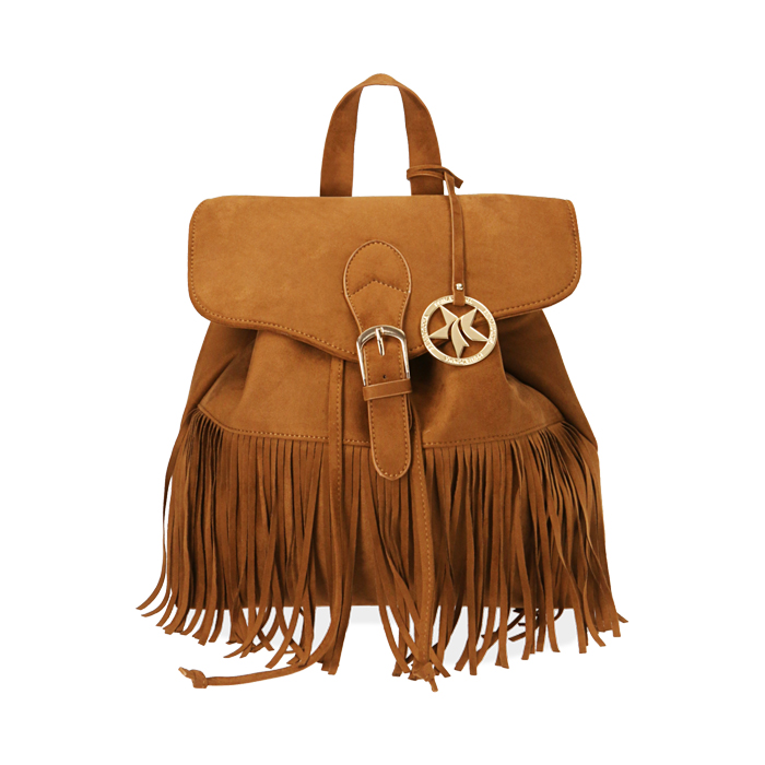 Zaino da donna cognac in microfibra | Primadonna Collection