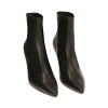 Bottines noires, talon 7,5 cm 