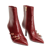 Tronchetti bordeaux con tacco di 7 cm