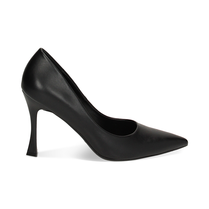 Escarpins noirs en cuir