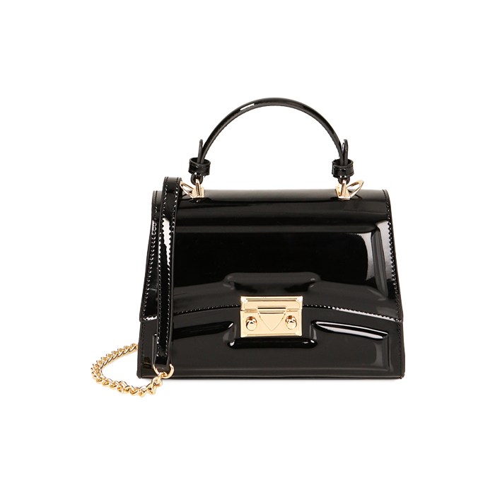 BAG MINI BAG SYNTHETIC PATENT NERO