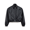 Giubbino bomber nero da donna