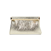 Clutch donna oro in laminato