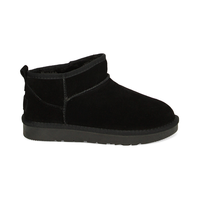 WOMEN SHOES BOOTS SUEDE NERO