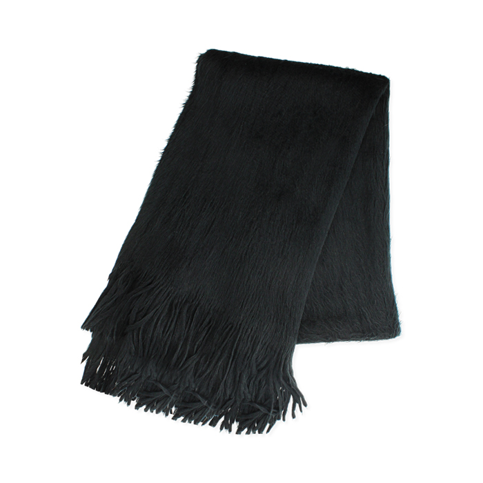 Écharpe noire élégante