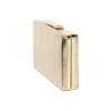 Clutch oro con tracolla removibile