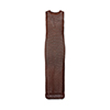 Vestito donna rame in tessuto