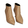 Ankle boots beige, tacco 7,5 cm 