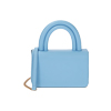 Mini bag a mano celeste