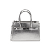 Mini bag a mano argento