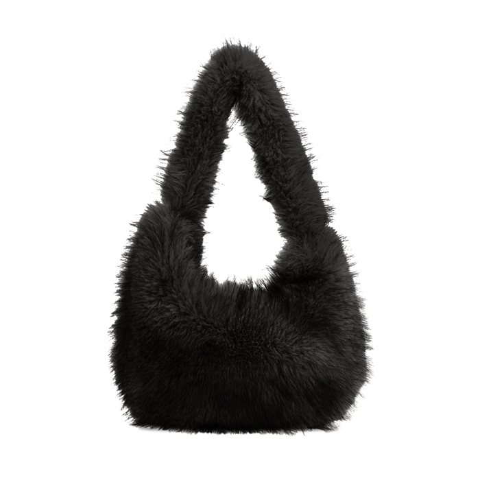 BAG HANDBAG FUR NERO