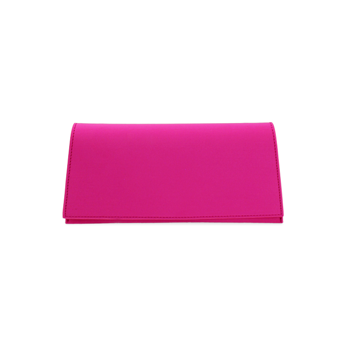 Bolso de mano fucsia con bandolera removible
