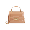 Mini bolso nude de charol