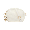 Mini sac à main femme blanc tressé