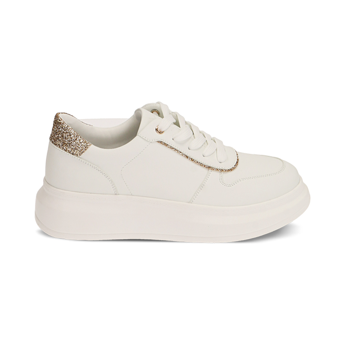 Sneakers bianche con brillantini hot sale