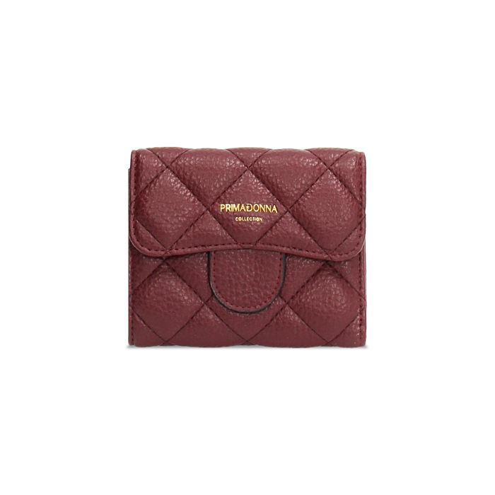 Portefeuille bordeaux élégant pour femme