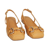 Ballerine cognac con staffa