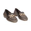 Mocassini testa di moro intrecciati