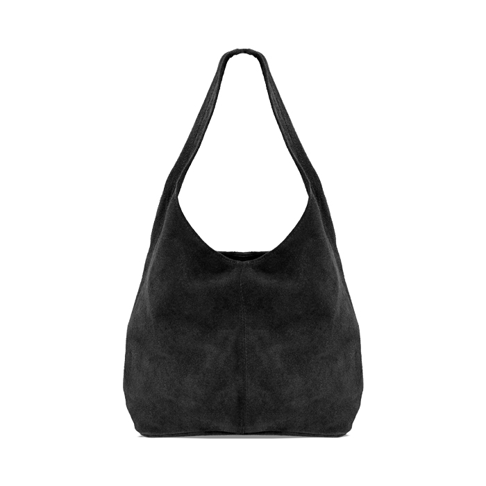 BORSA BORSA A SPALLA CAMOSCIO NERO
