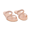 Sandali bassi nude con strass