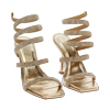 Sandali oro con tacco 9,5 cm