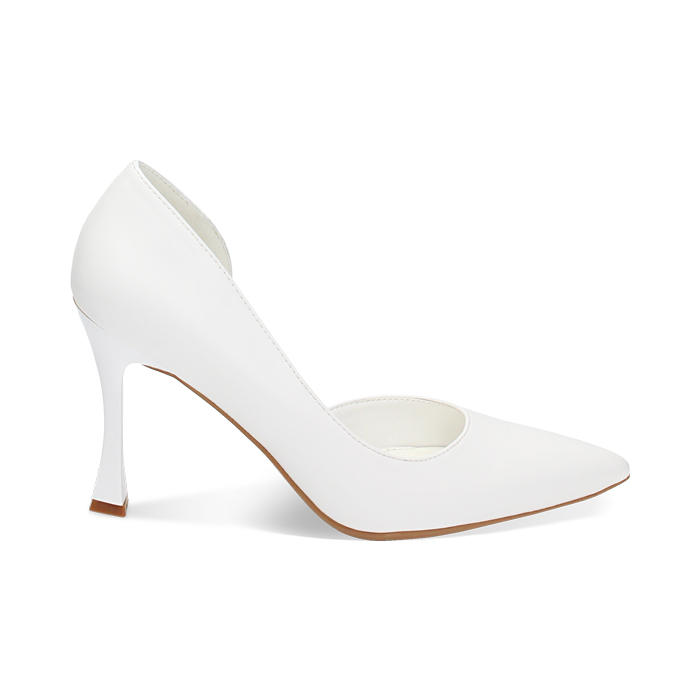 Scarpe tacco bianche décolleté deals