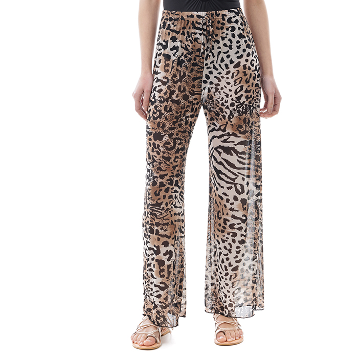 ABBIGLIAMENTO PANTALONE TESSUTO LEOP