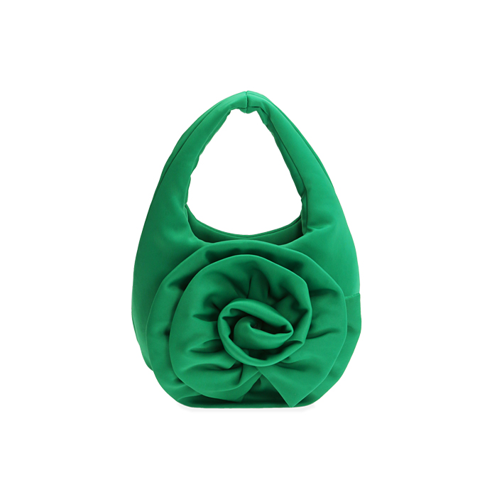Mini bag flower vert en lycra