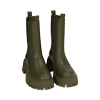 Chelsea boots verde militare, tacco 5,5 cm 