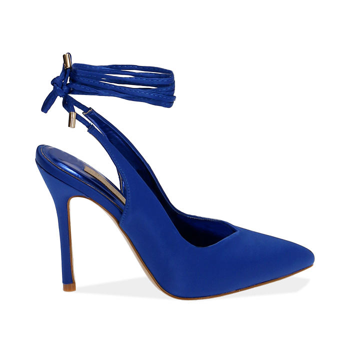 scarpe raso blu