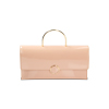 BAG POCHETTE BAG SYNTHETIC PATENT NUDE