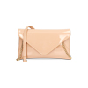 Sac bandoulière en vernis nude