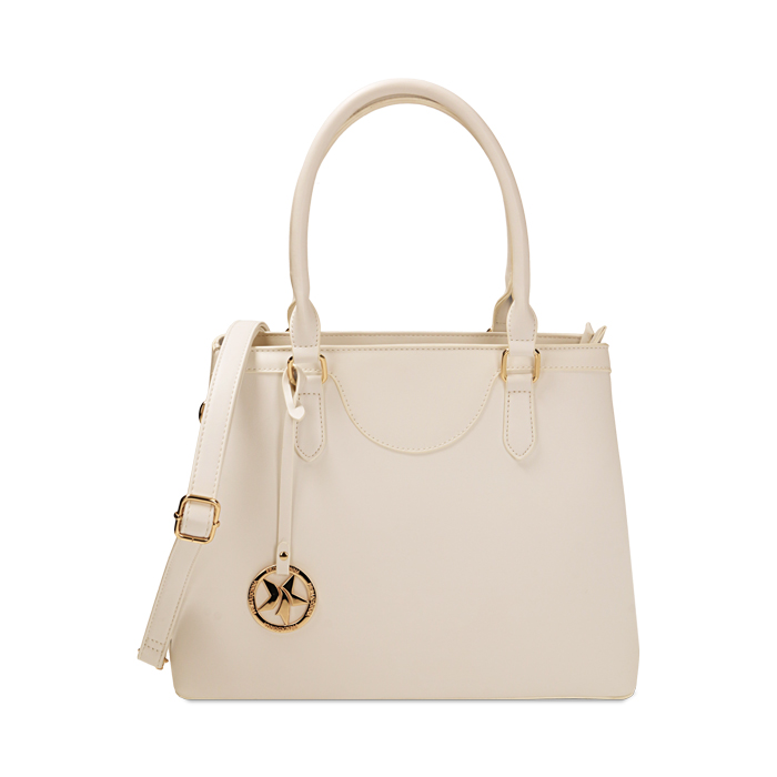 Borsa a spalla panna