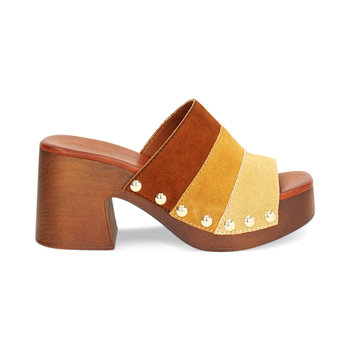 WOMEN SHOES CLOG SUEDE MUCN