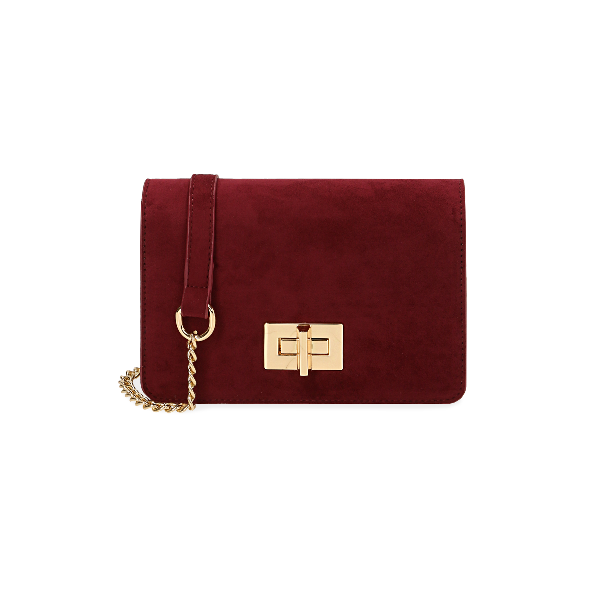 Borsa piccola bordeaux in microfibra | Primadonna Collection