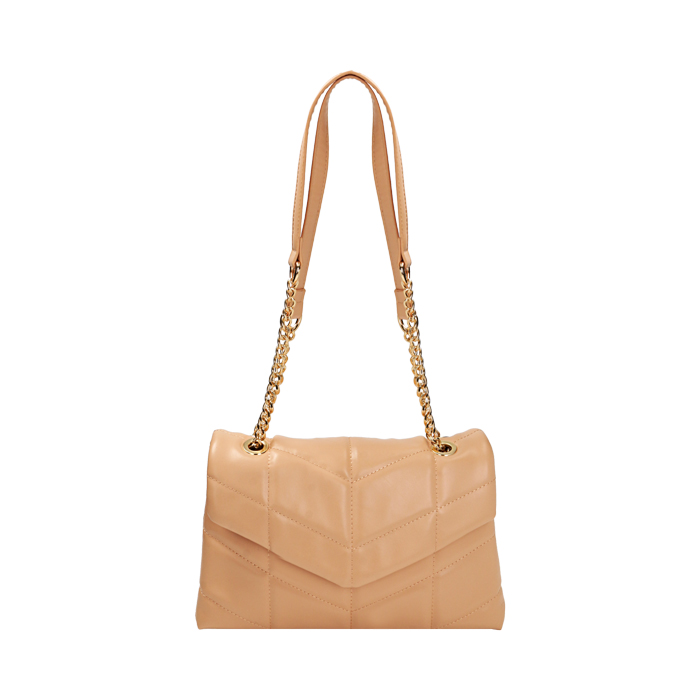 Borsa a mano nude matelassé