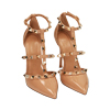 ZAPATOS OPEN SHANK SINTETICO CHAROL NUDE