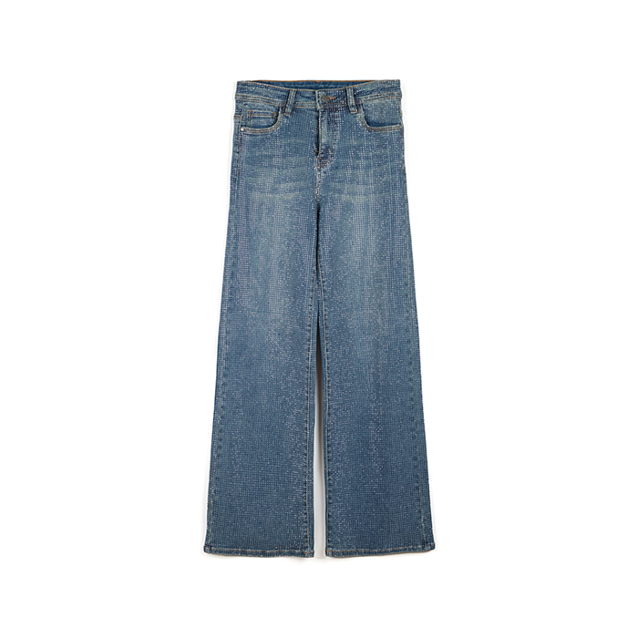 Jeans con strass