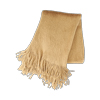 Écharpe enveloppante pour femme en tissu camel