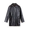 Trench testa di moro con zip