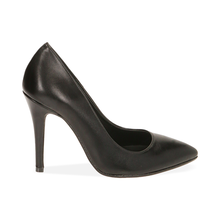 Salones negro, tacón 10 cm 