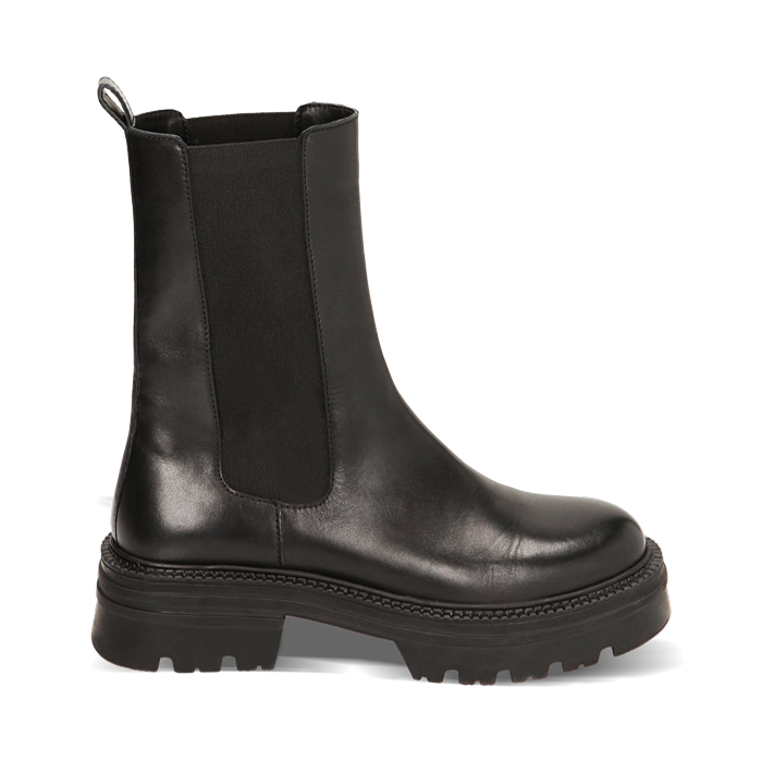 CALZATURA BEATLES PELLE NERO